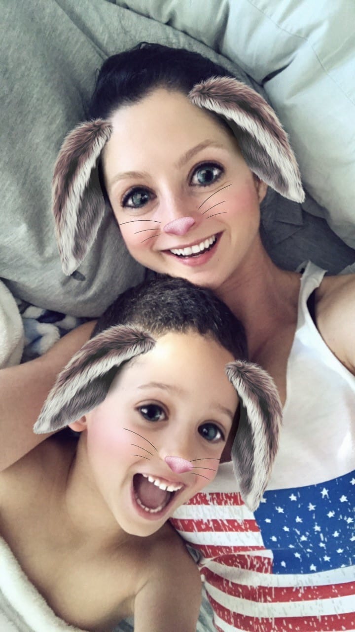 bunny rabbit snapchat filter