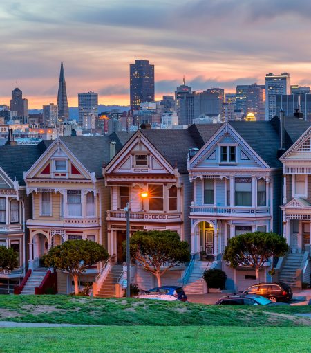 San Francisco's painted ladies (Victorian houses)