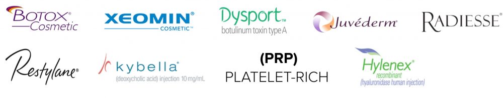 Neuromodulator and Dermal Filler Product Logos