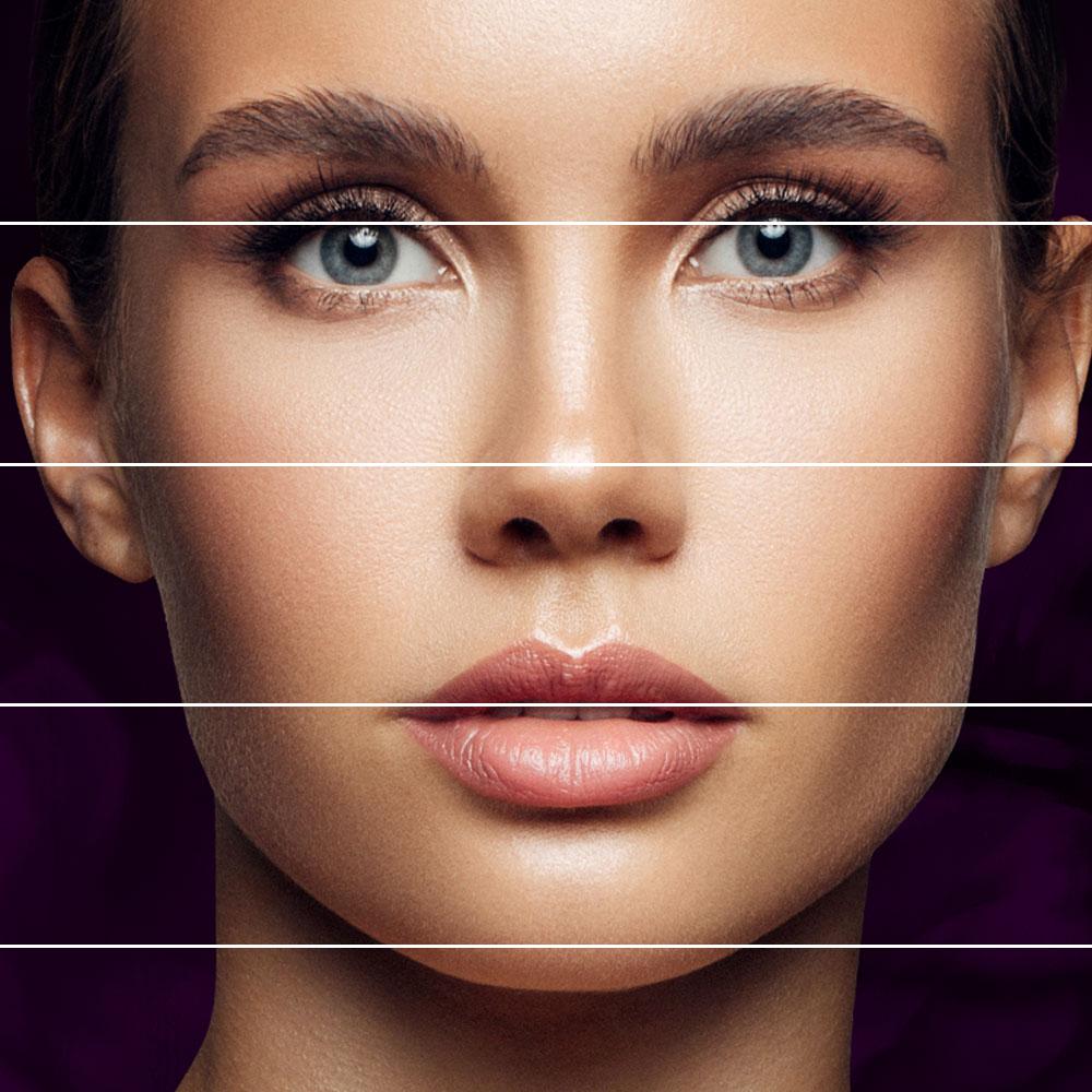 Proportions in the face achieved by dermal fillers in San Francisco