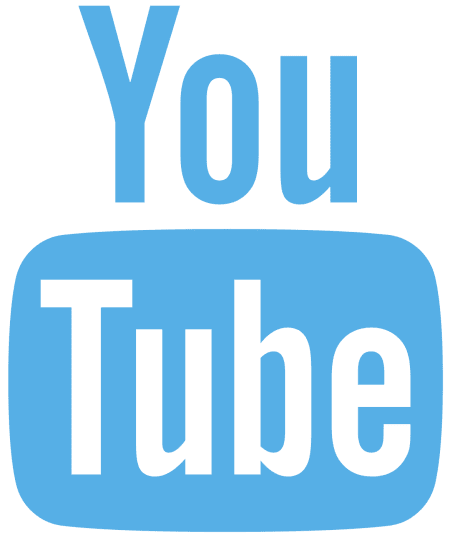 blue youtube logo