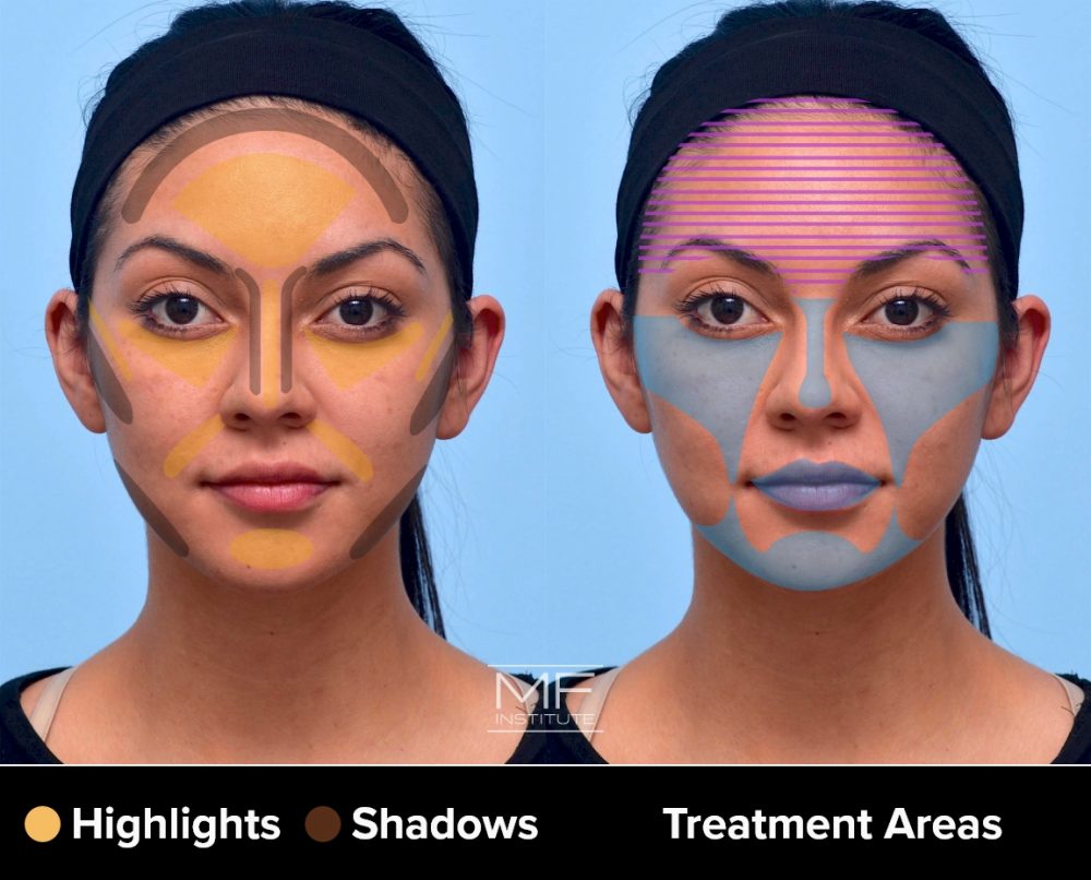 actual shape woman highlights and shadows
