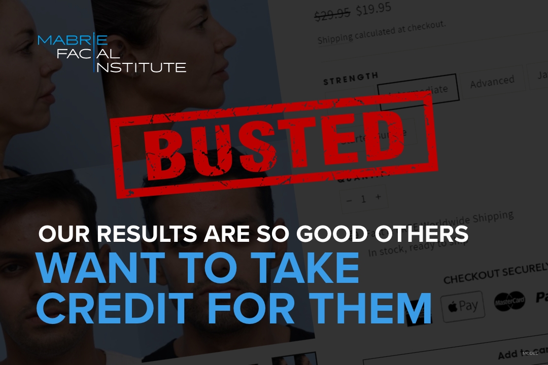 Mabrie Facial Institute before-and-after images being used without permission on another company's website