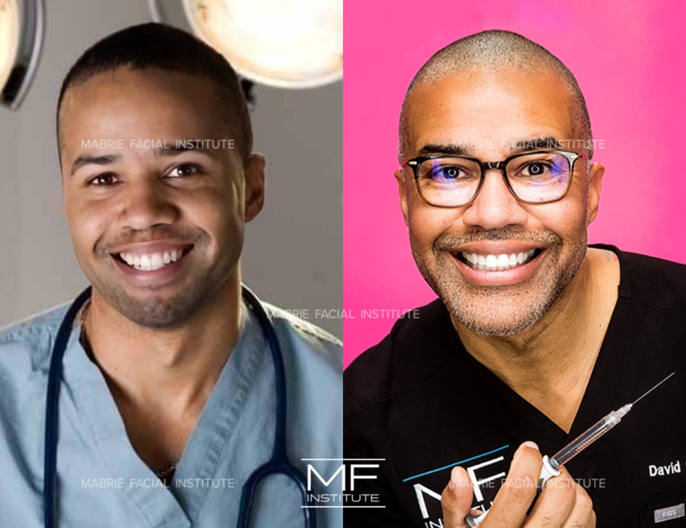 Dr. Mabrie before and after